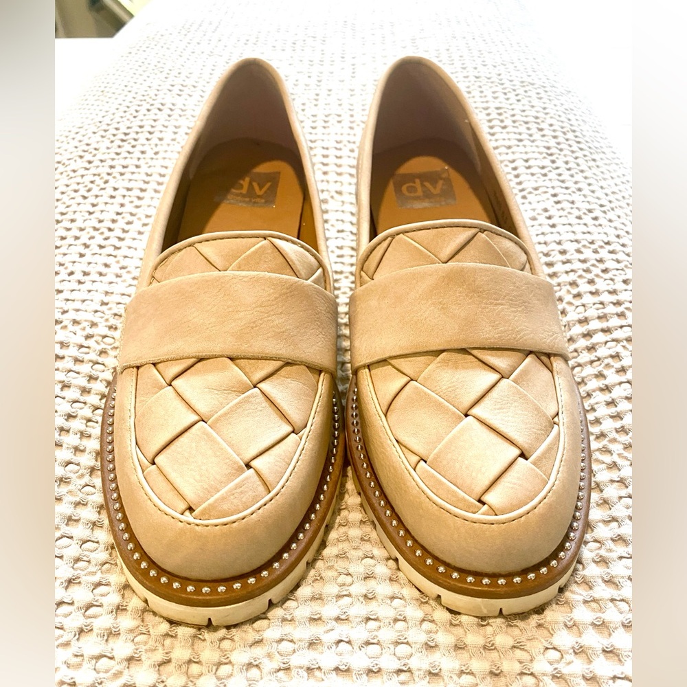 Dolce Vita Tan Woven Loafers